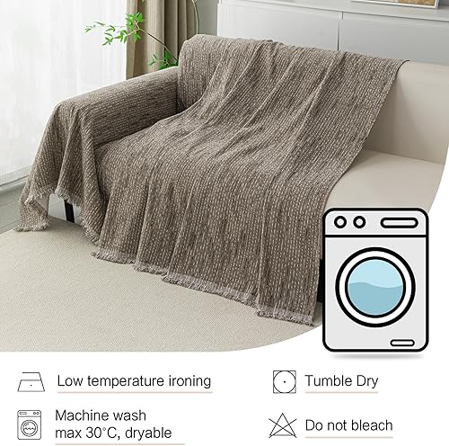 Miniatura 91 de MYSKY HOME Funda de Sofá Fundas de Sofá Fundas de Sofá para Sofá de 3 Cojines Apto para Mascotas, Funda de Sofá en Forma de L Fundas de Sofá Verde