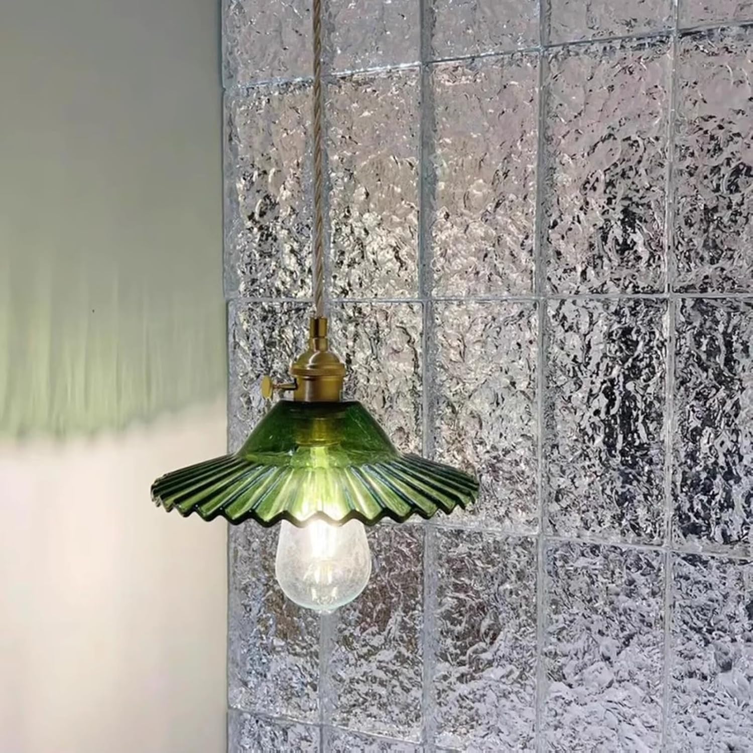Glass Blocks Transparent Solid Glass Bricks，Solid Double-Sided Crystal Bricks，Office Decorative Partition Wall(Style1)