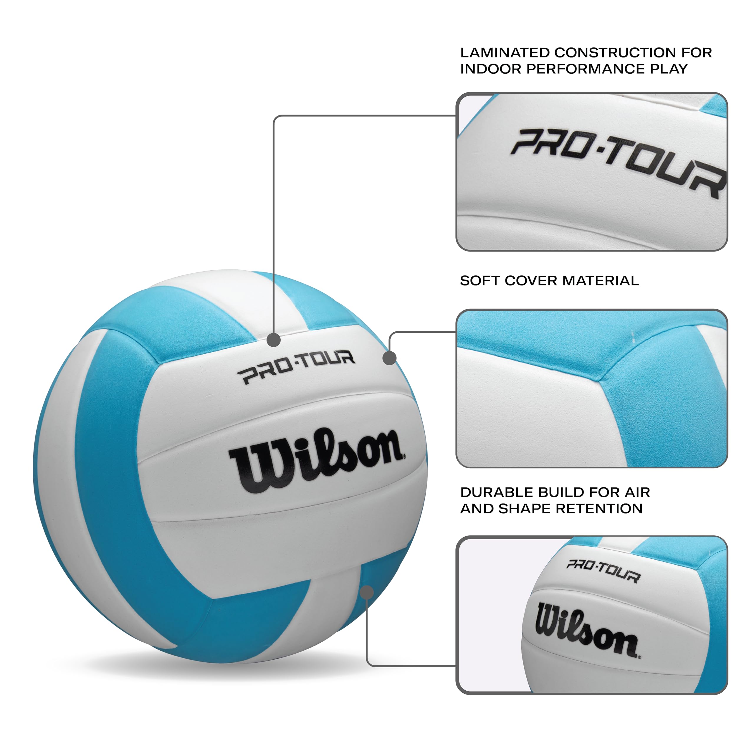 WILSON Piłka do siatkówki halowej Pro Tour - oficjalny rozmiar