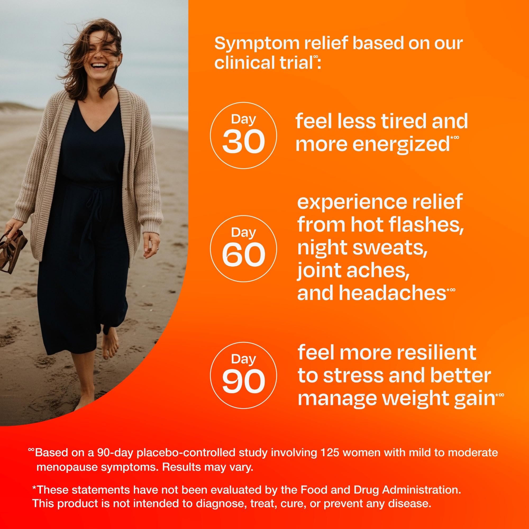 Amberen Menopause Supplement, Multi-Symptom Relief, 30 Day Supply — Amazon image 3