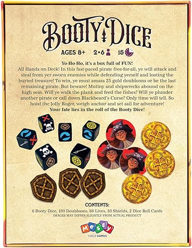 Miniatura 5 de Booty Dice - Nuevo! Diversión pirata de ritmo rápido para toda la familia!