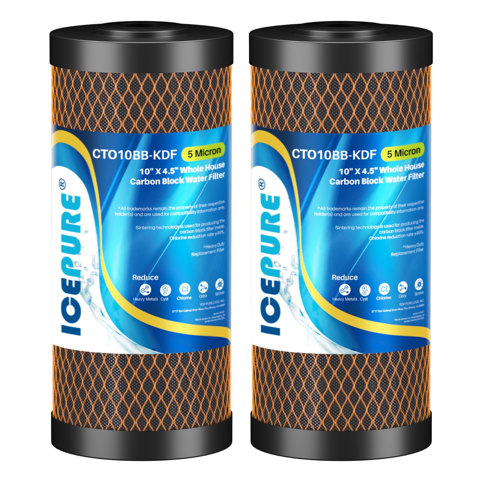 ICEPURE Water Filter - Whole House Sediment Activated Carbon -17