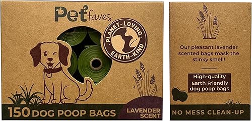 Miniatura 6 de Pet Faves Bolsas ecológicas para excrementos de perro, 100% a prueba de fugas, fuertes y extralargas, bolsas de basura para perros y gatos, con