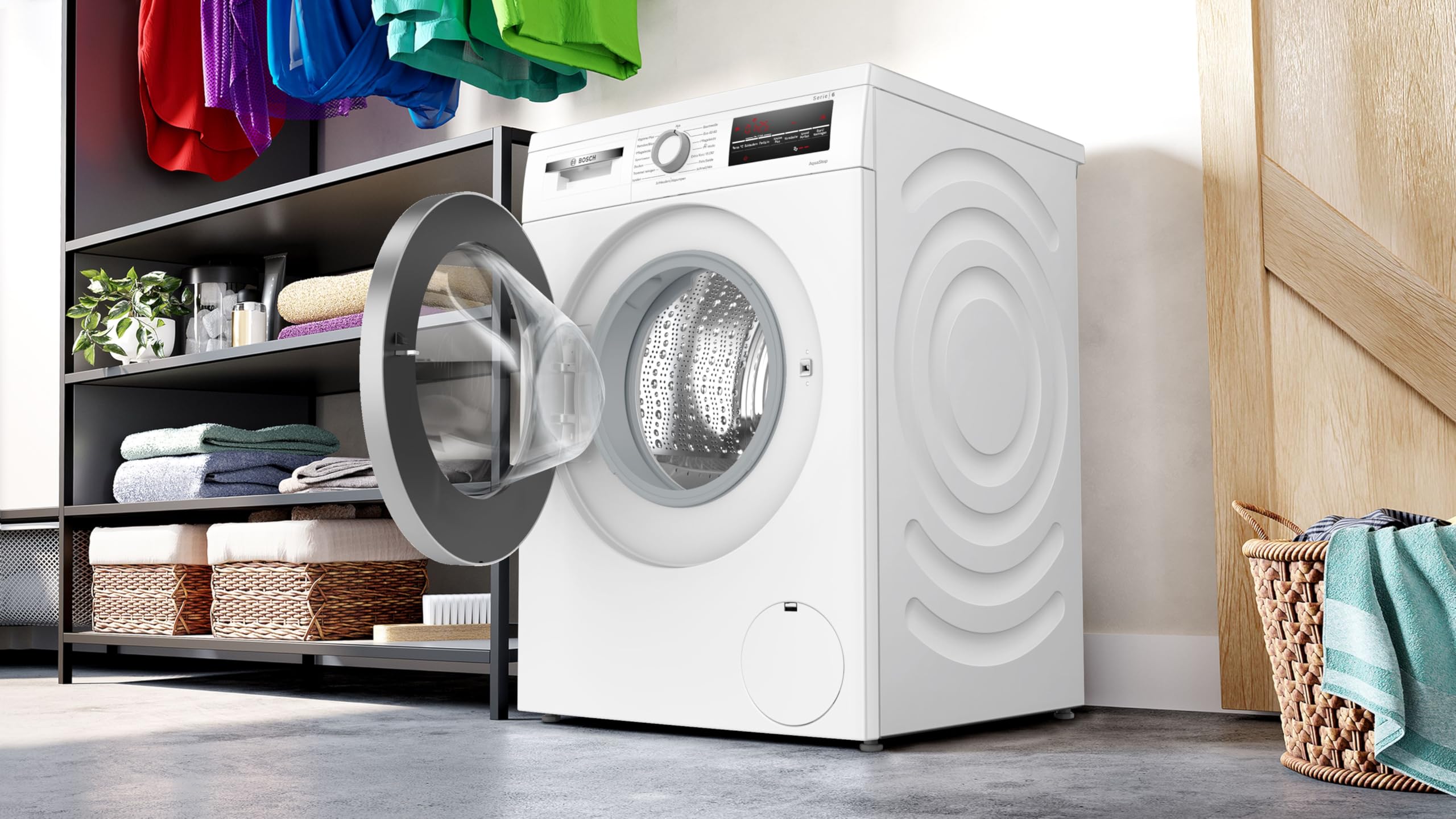 Bosch Serie 6 WUU28T71 Waschmaschine 8 kg 1400 UpM Frontlader Unterbaufähig