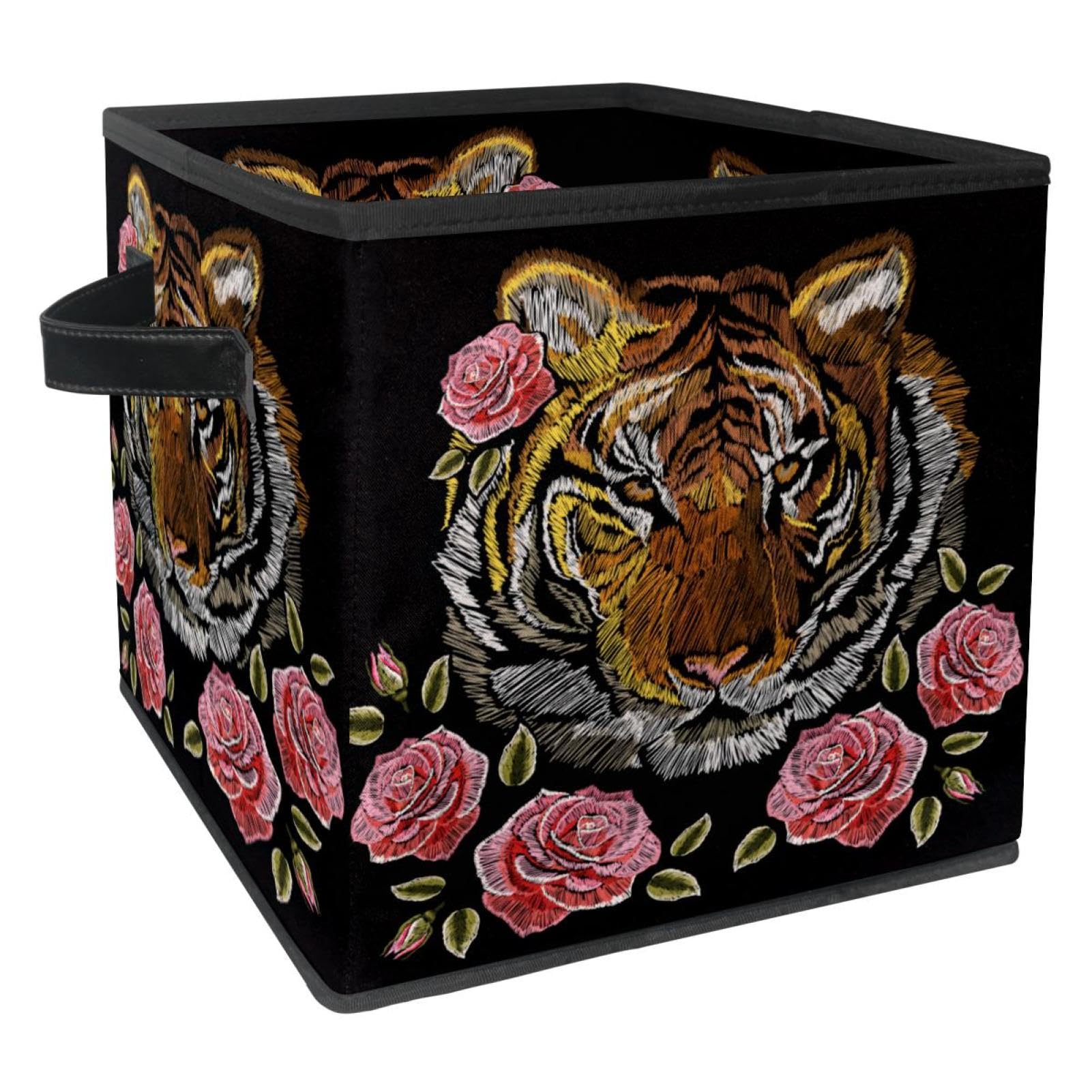 Cube organisateur bacs avec poignées pour vêtements et jouets de maison