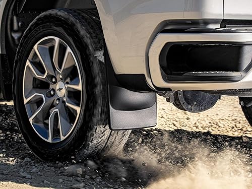 Miniatura 3 de WeatherTech Guardabarros personalizado sin taladro para Ford Expedition - Juego delantero y trasero (110088-120129), color negro