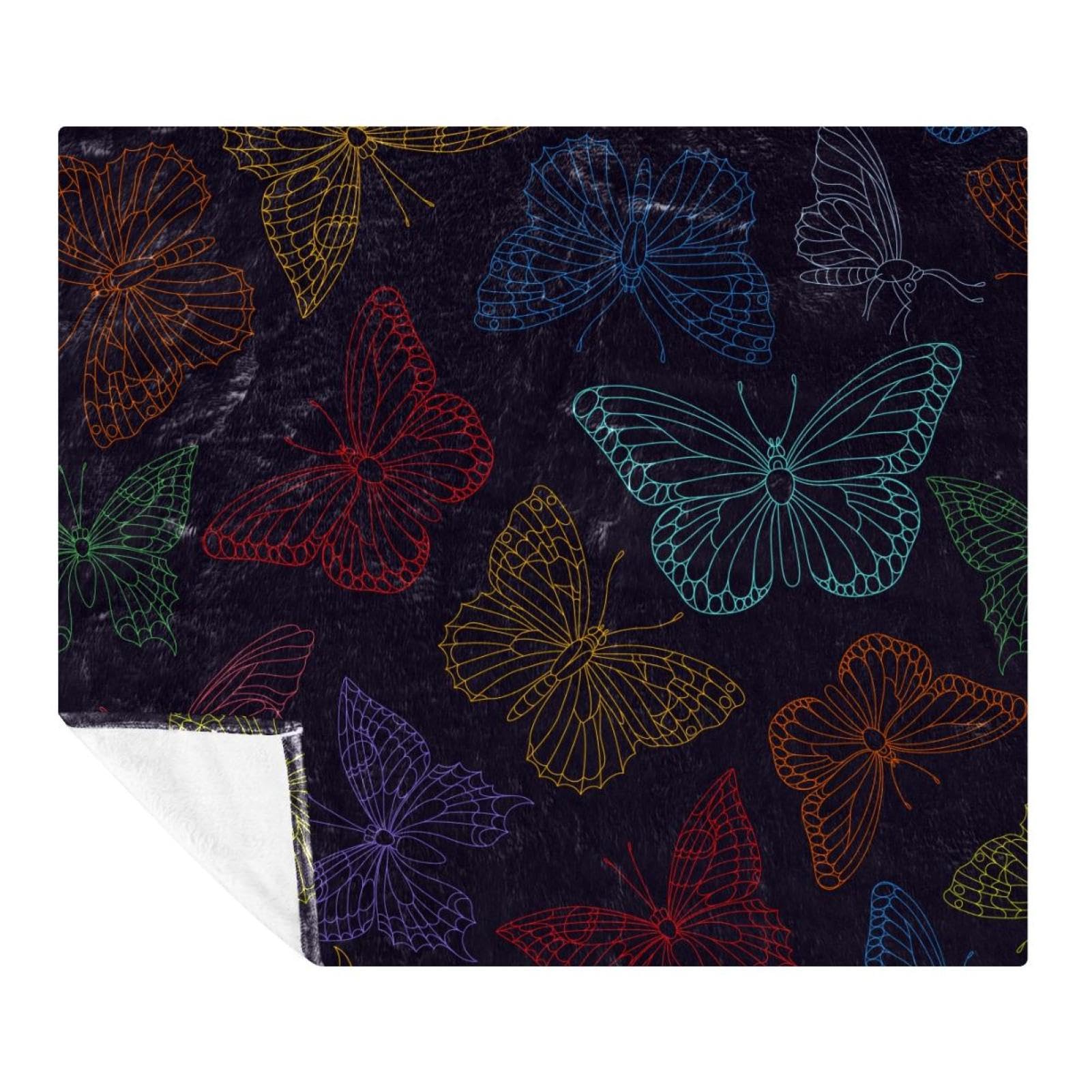 Couverture douce à papillons pour envelopper de chaleur vos enfants