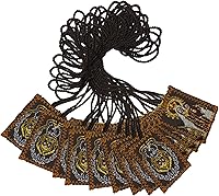 Vista 1 de Needzo Escapularios Católicos de Carmen y Sagrado Corazón a Granel, Escapulario Marrón Bordado para Mujer, Paquete de 12