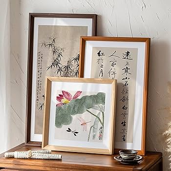 Amazon.co.jp: ポスターフレーム 40×80cm 額縁 木製 高級