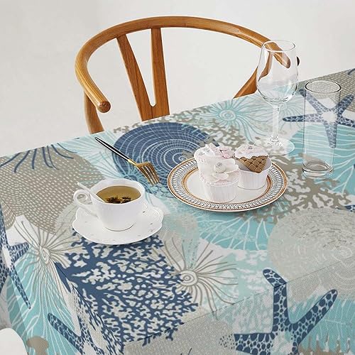 Miniatura 1163 de Mantel floral hippie, diseño retro de los años 70, naranja, rosa, azul, floral, bohemio, estampado estético de margaritas, para fiesta, picnic