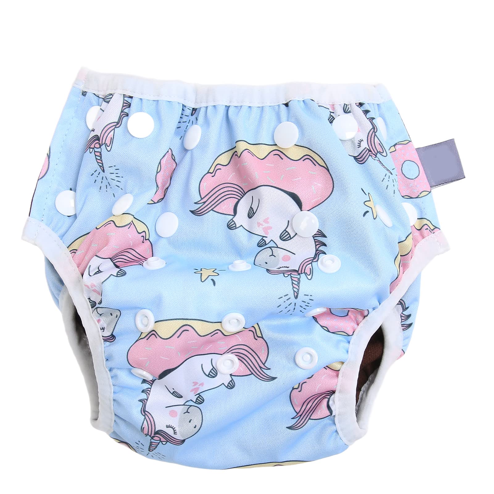 6 Stück Baby-Schwimmwindeln, atmungsaktiv, waschbar, wiederverwendbar, wasserdicht, für Kleinkinder, Netztaschen-Stoffwindeln