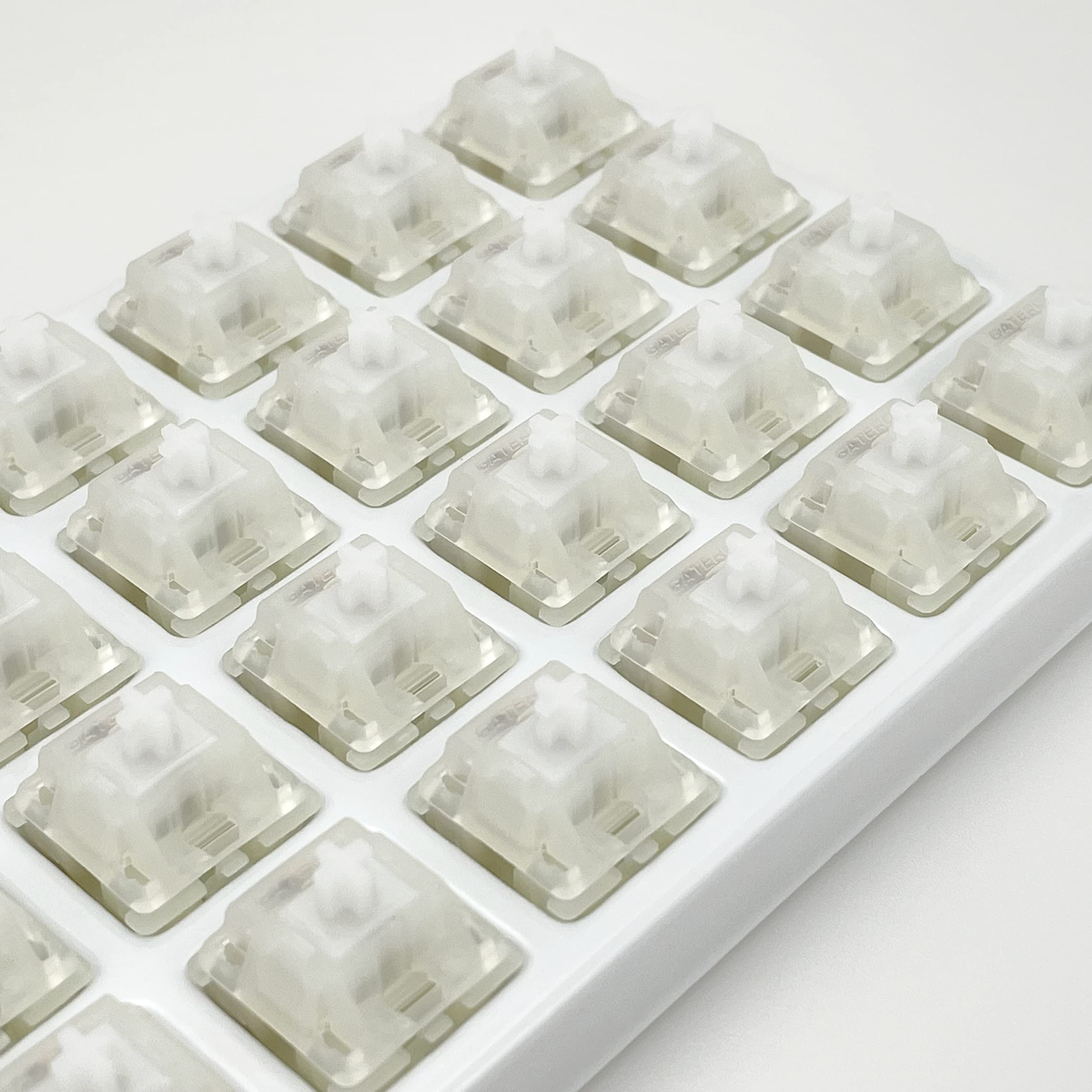 DRAOZA Gateron Milky Yellow przełącznik 5-pinowy kompatybilny z mechaniczną klawiaturą do gier MX, ks-3, przełącznik krosowy, klawiatura, czarny, czerwony, brązowy, niebieski, zielony, żółty, 72 szt.