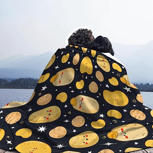 Miniatura 6 de Manta de patatas de regalo para niñas y mujeres, manta súper suave y acogedora para sofá, cama, sofá, oficina, decoración para todas las estaciones,