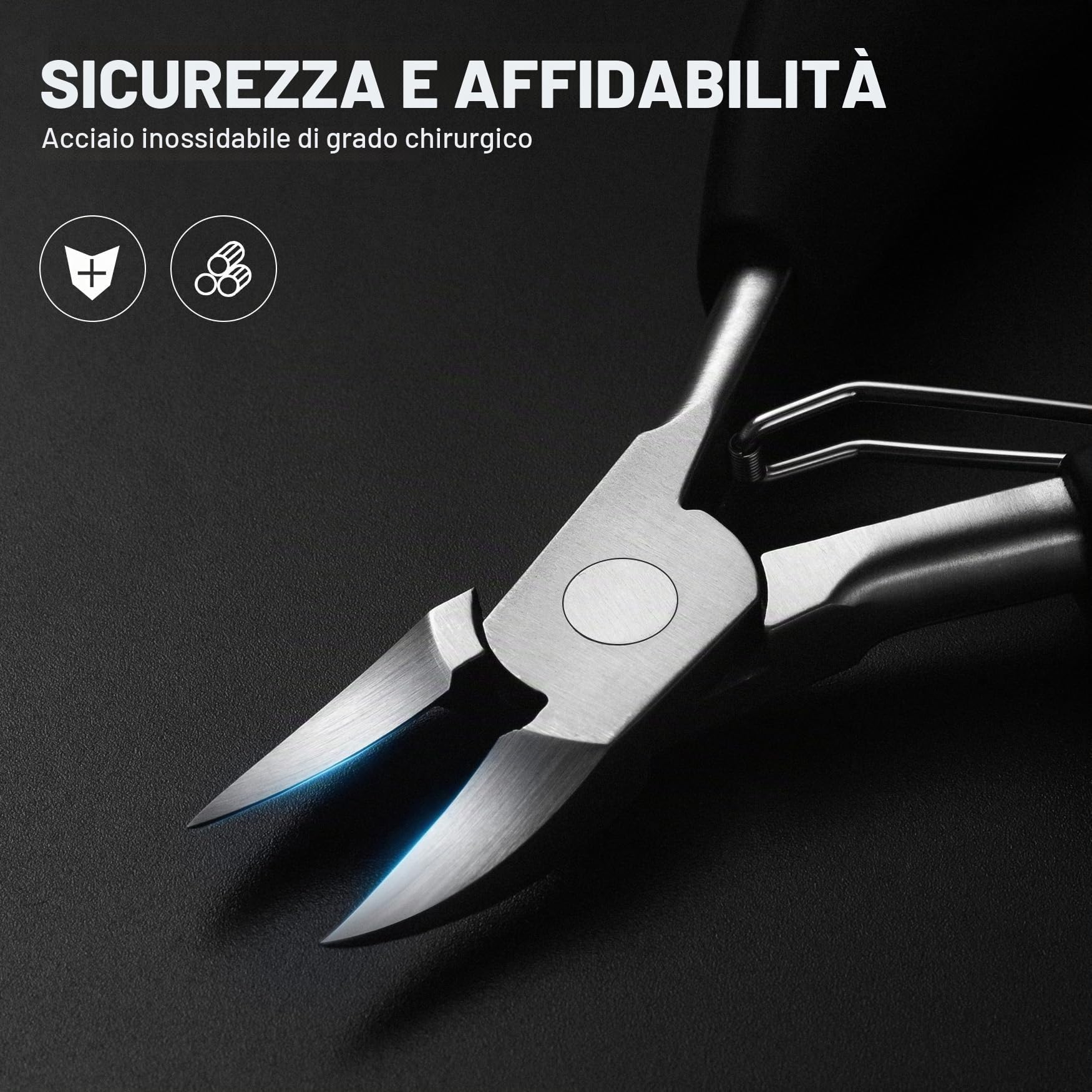 BEZOX Tronchesino Tagliaunghie In Acciaio Inox Di Precisione Per Unghie Incarnite Mani