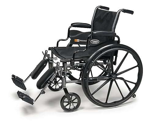 Vista 3 de Everest & Jennings Traveler L3 Plus - Silla de ruedas ligera, para adultos, asiento de 20 pulgadas