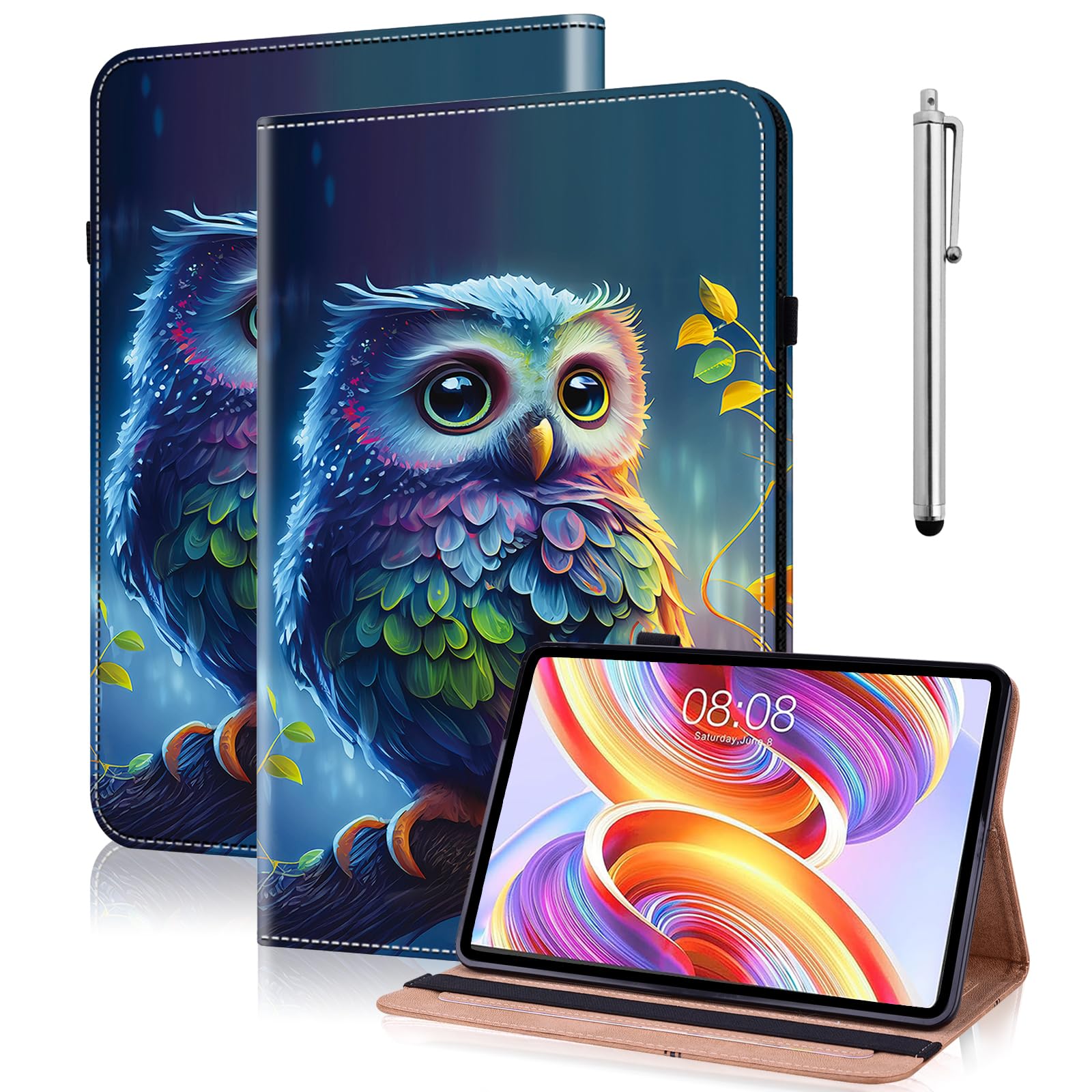 Protection Lenovo Tab Plus idéale au bureau et en déplacement étui bleu - 8