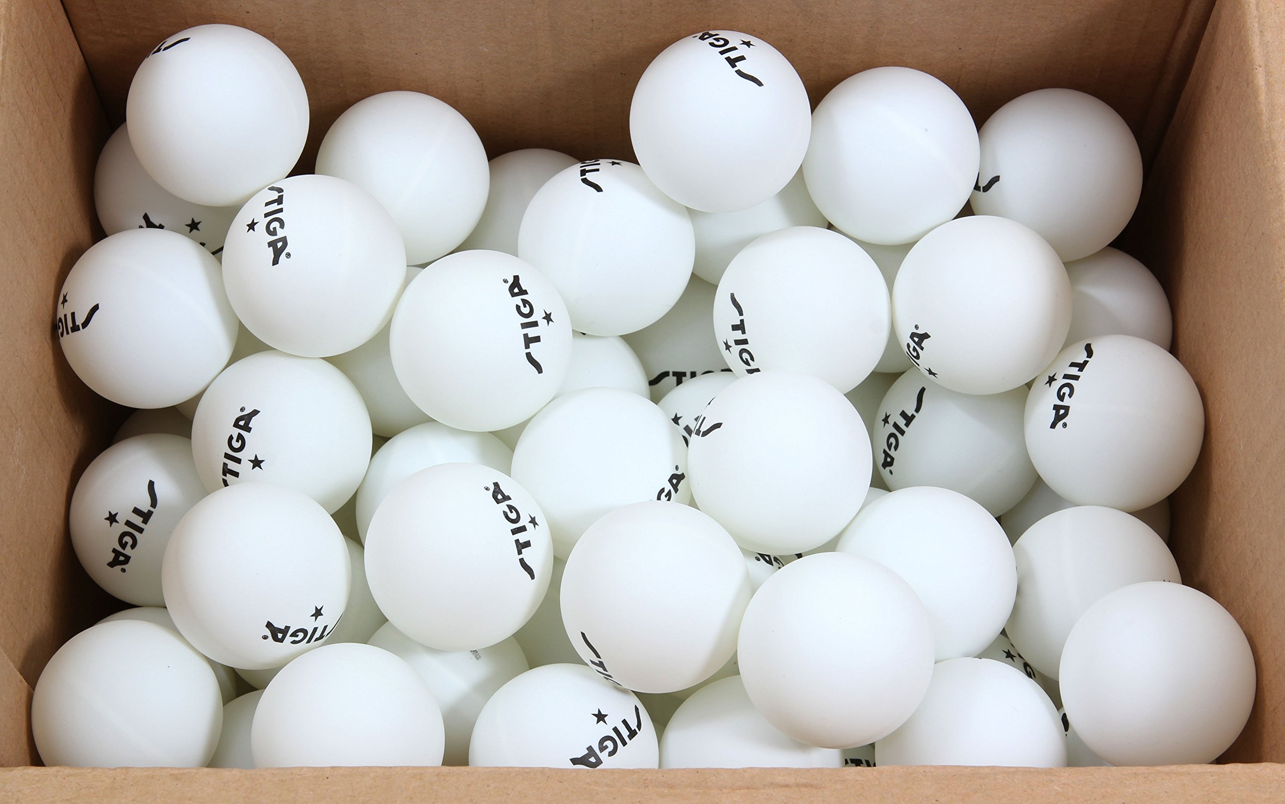 144 Bulk Pack 1-Star Table Tennis Balls - 40mm ITTF Regulation Size and Weight Ping Pong Balls