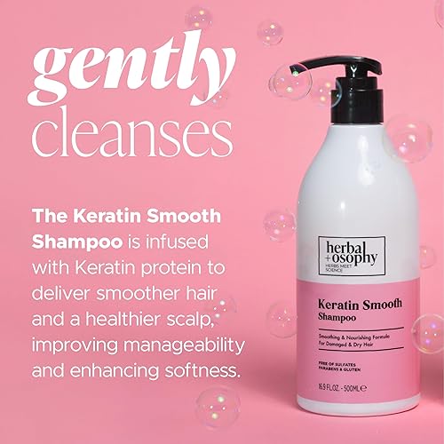 Miniatura 3 de Champú de biotina y colágeno de 16.9 onzas líquidas, champú para engrosar el crecimiento del cabello, reparar el cabello seco y dañado, infundido