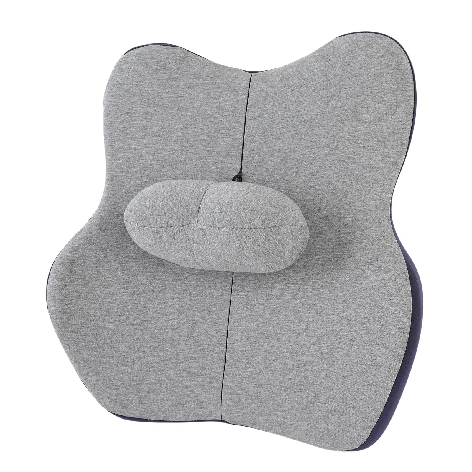 Yinhing Cuscino di Supporto Lombare per Ufficio, Cuscino di Supporto Lombare, Supporto Posteriore della Sedia Cuscino Lombare, Migliora la Postura Seduta, Memory Foam, Cinghie Regolabili