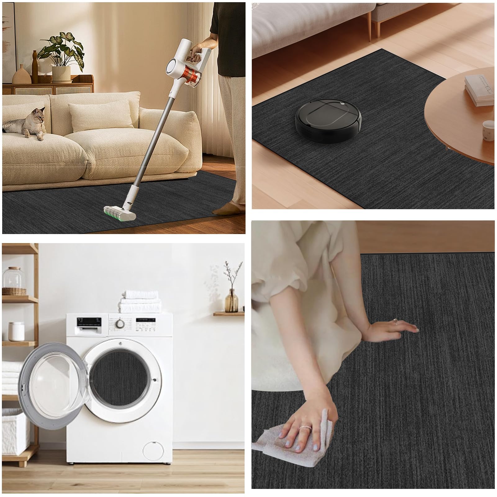 Alfombrilla para Silla de Escritorio, 120 x 160 cm Alfombra Silla Ruedas Gaming Oficina, Alfombrilla de Protección para Suelos Duros, Alfombra Gamer, Base para Silla de Oficina, Alfombra Silla Gaming