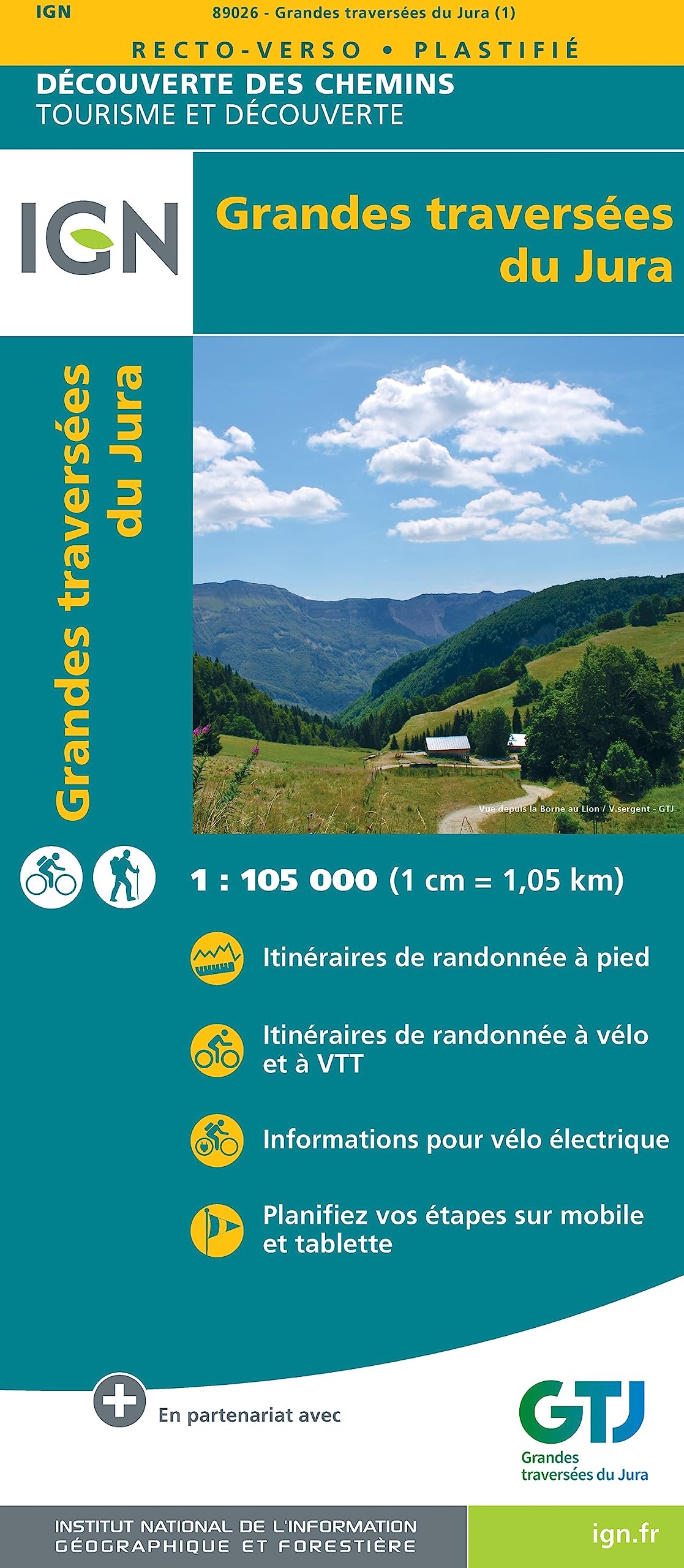 Jura grandes traversées: 89026 (TOP ITINERANCE)