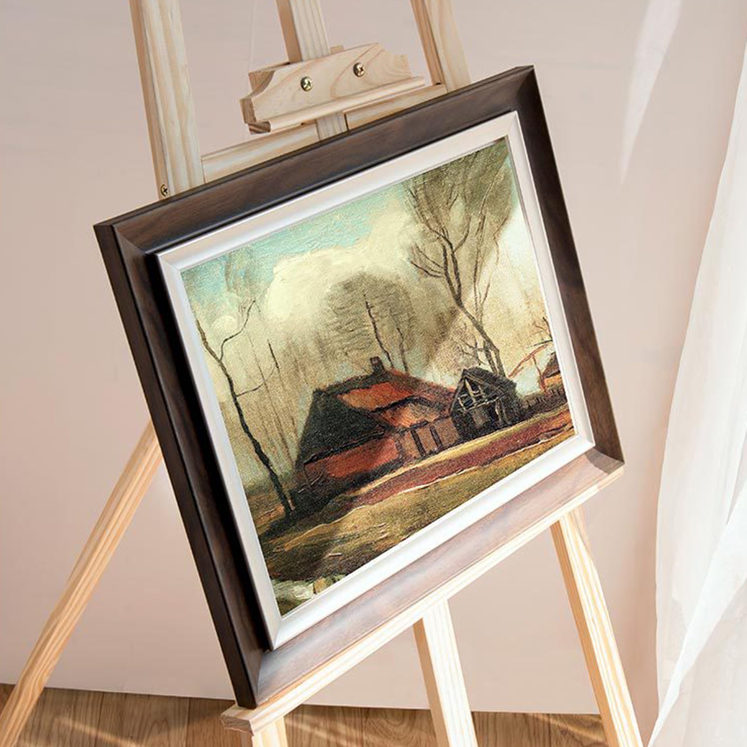 Amazon.co.jp: 額縁 F8 油絵用 F8サイズ 絵画 水墨画 樹脂 ヨーロッパ