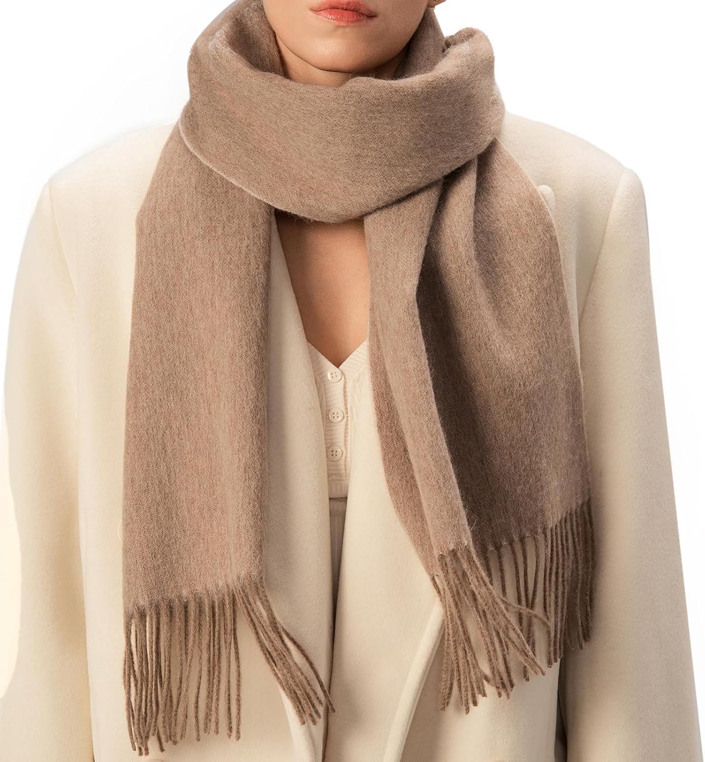 100% Wool Scarf for Women Winter Scarf for Men Cashmere Pure Colors Fashion Luxurious Soft Scarves for Warm 100% Wool Scarf for Women Winter Scarf for Men Cashmere Pure Colors Fashion Luxurious Soft Scarves for Warm