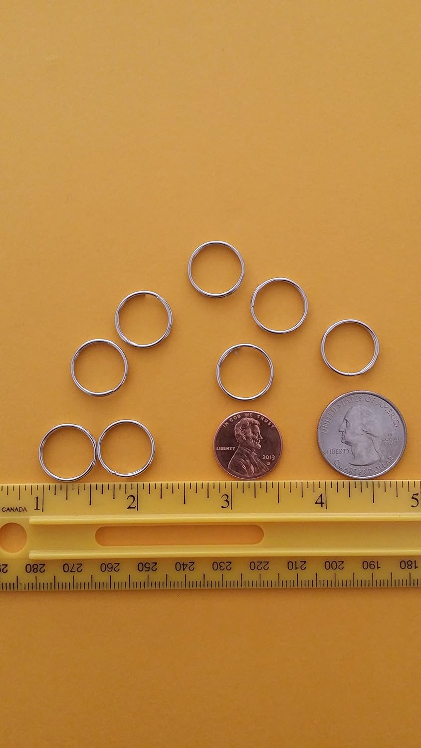 16mm Split Rings (Pack of 100) : Amazon.co.uk: Sports & Outdoors