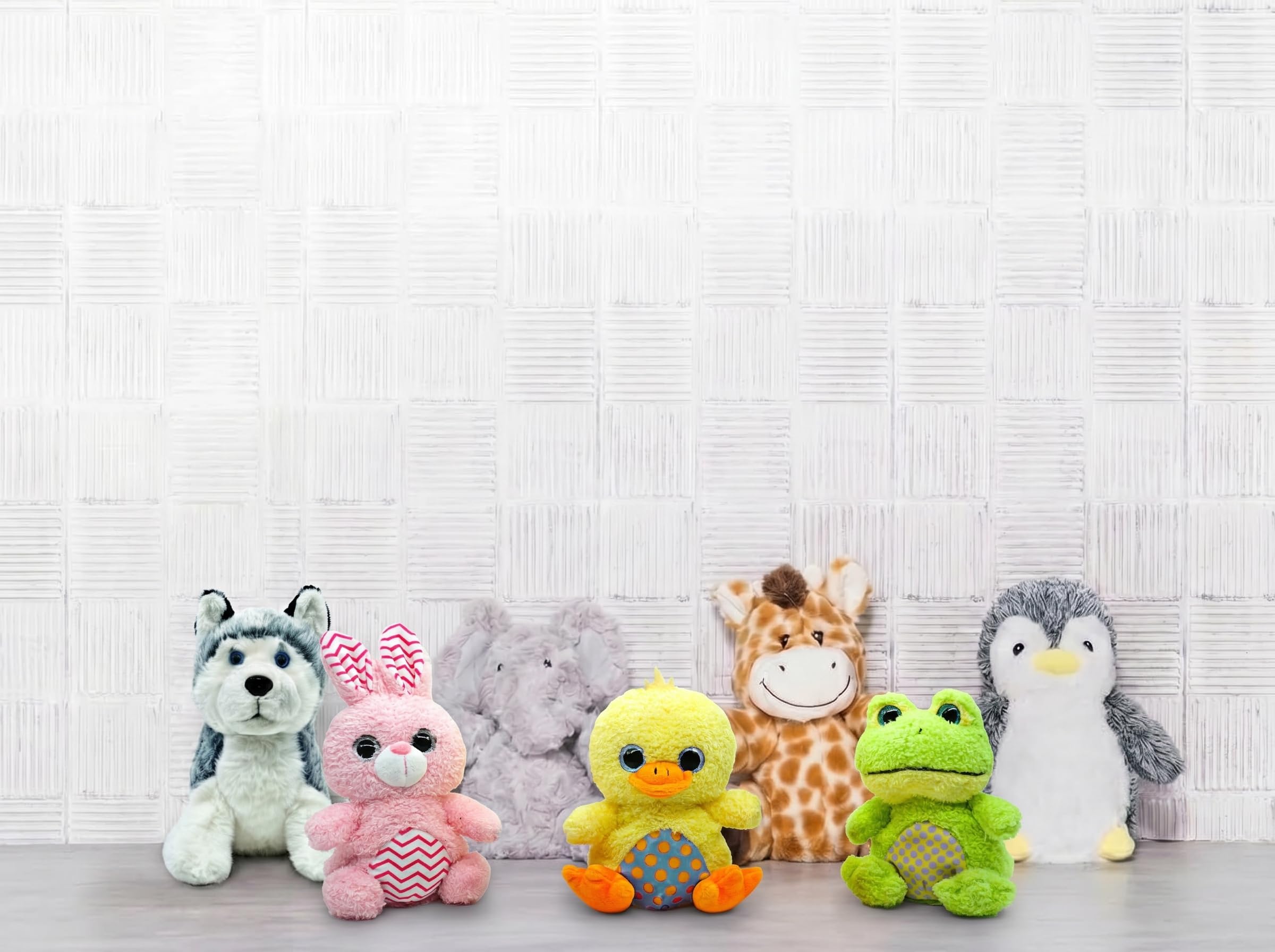 Bouillotte Micro-Onde Peluche (15 cm) - Doux et Chaud, Idéal pour Soulager les Coliques chez les Bébés - Lapin en Peluche à Câliner et à Embrasser - Bouillotte Doudou - Sachet de Graines Amovible