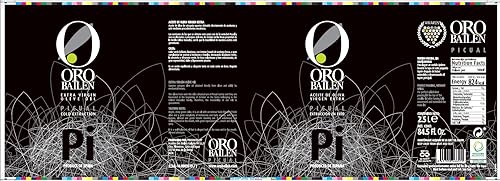 Vista 4 de Oro Bailen Reserva Familiar Picual Cold Extracted Extra Virgin Olive Oil from Spain - 0.5 Liter / 16.9 Ounce