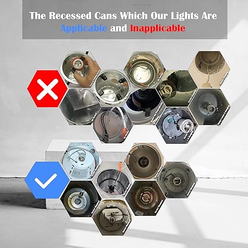 Miniatura 6 de Paquete de 12 luces LED ajustables de 56 pulgadas, base de tornillo mediano E26, 12 W  60 W, 2700 K blanco suave, 800 lúmenes, regulable,