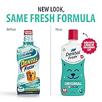 Vista 2 de Dental Fresh Aditivo de agua original para perros y gatos, 17 onzas líquidas, cuidado diario de dientes y aliento
