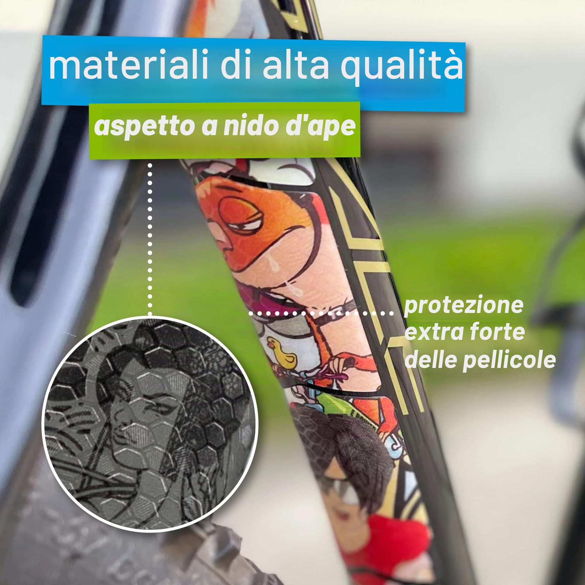 Rie:Sel Design Telaio: Tape 3000 - Kit Protezione Telaio Bici Unisex Adulto