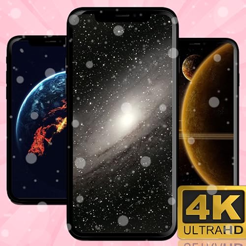 galaxy wallpapers 4K & Backgrounds app (No Ads) | Lock & Home Screen | Share button