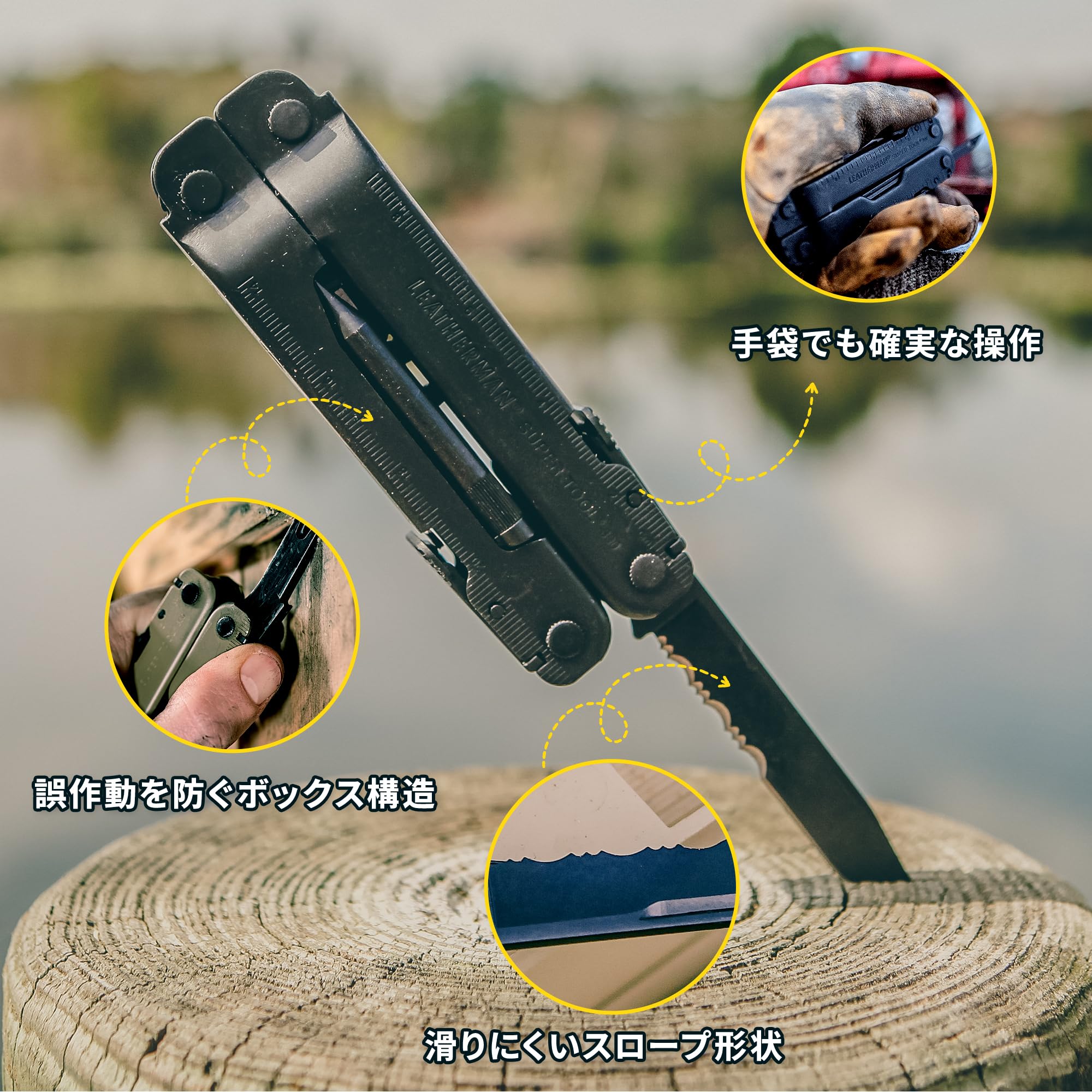 Amazon | LEATHERMAN (レザーマン) マルチツール SUPER TOOL 300