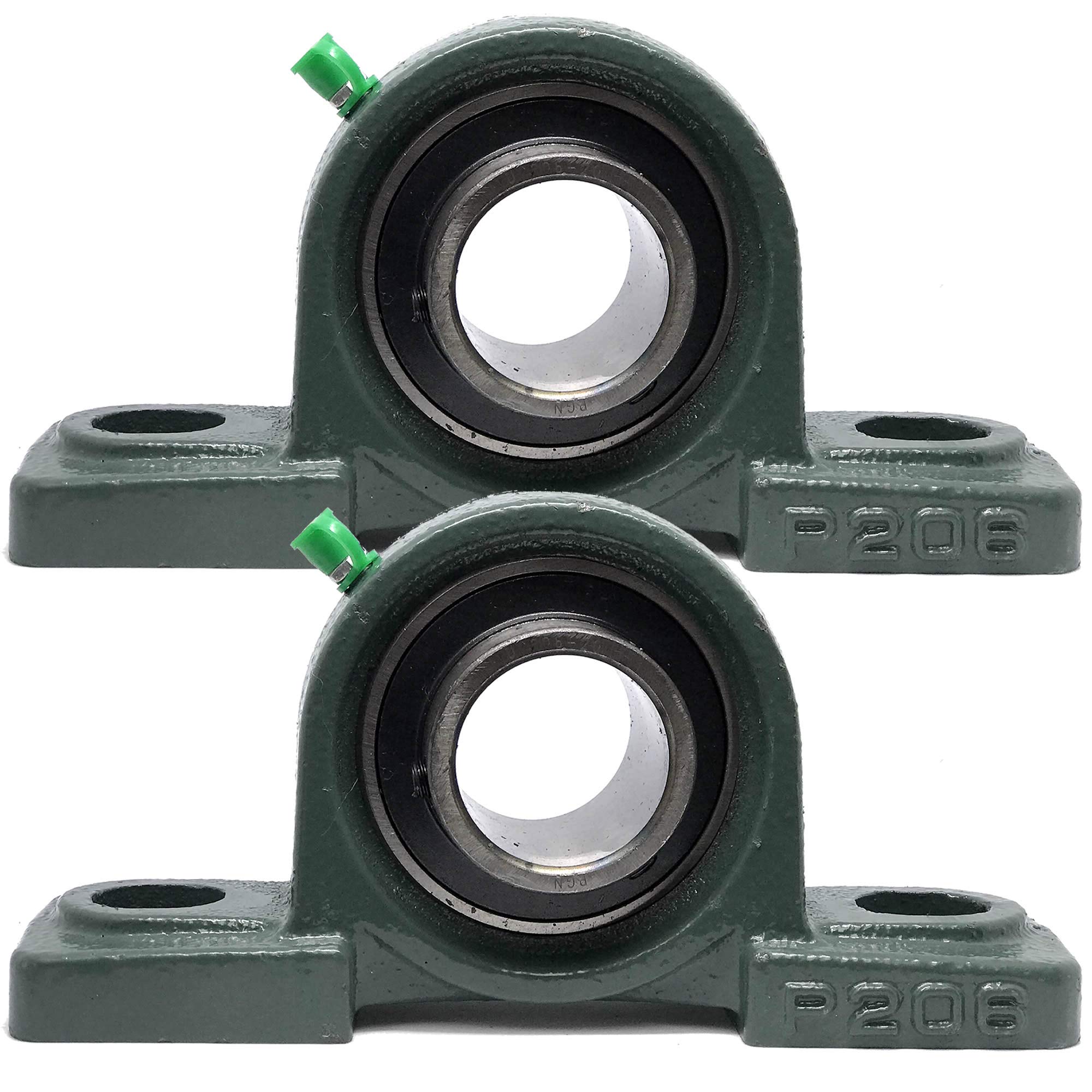 PGN - UCP206-20 Pillow Block Mounted Ball Bearing - 1-1/4" Bore Cast Iron (M)2pc