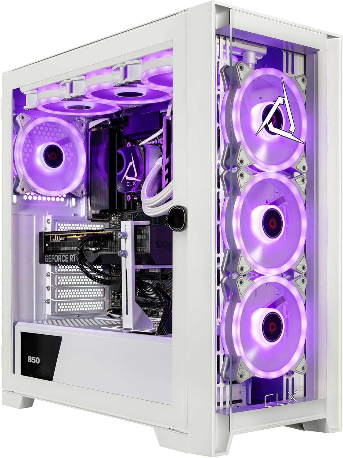 CLX Set Gaming PC – Intel Core Ultra 9 285K 3.7GHz, GeForce RTX 5070, 2TB NVMe M.2 SSD, 4TB HDD, 64GB DDR5 Memory, 360mm AIO, WiFi, Windows 11 Home, White CLX Set Gaming PC – Intel Core Ultra 9 285K 3.7GHz, GeForce RTX 5070, 2TB NVMe M.2 SSD, 4TB HDD, 64GB DDR5 Memory, 360mm AIO, WiFi, Windows 11 Home, White