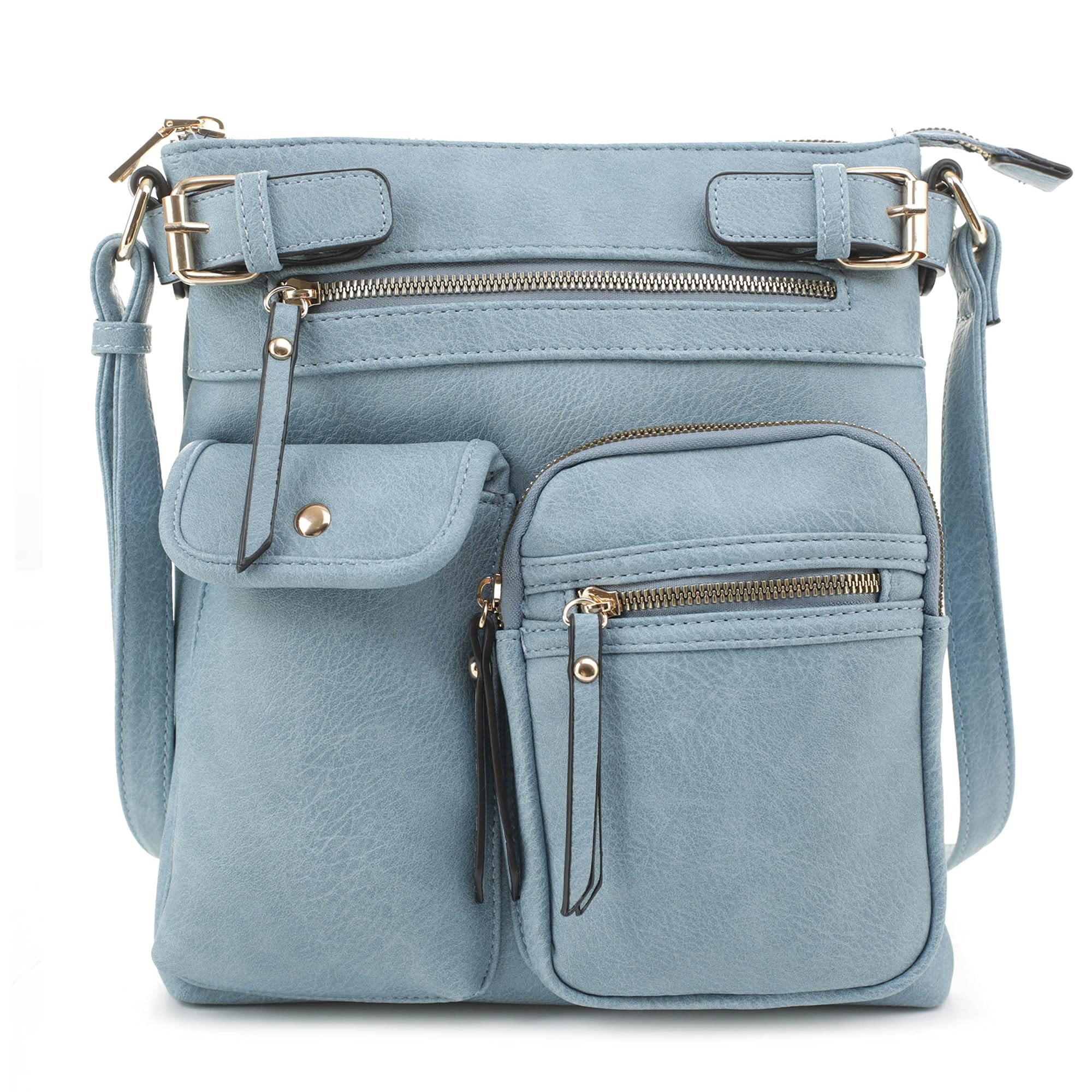 Katie Lightweight Medium Crossbody Bag Shoulder Bag with Multi Pocket for Women