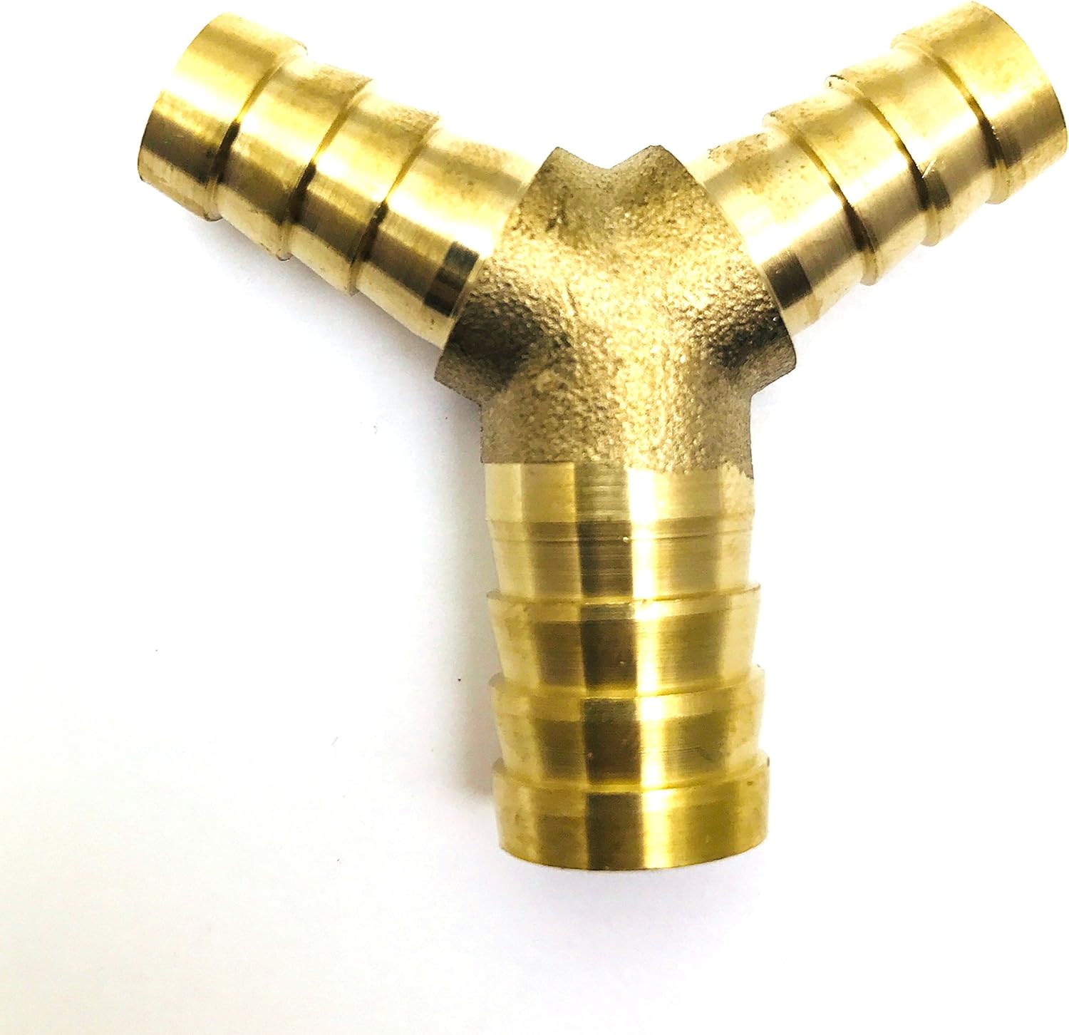 Reducer Hose ID 1/2” to 3/8 or 14X10X10 mm Brass Barb Y Tee Fitting