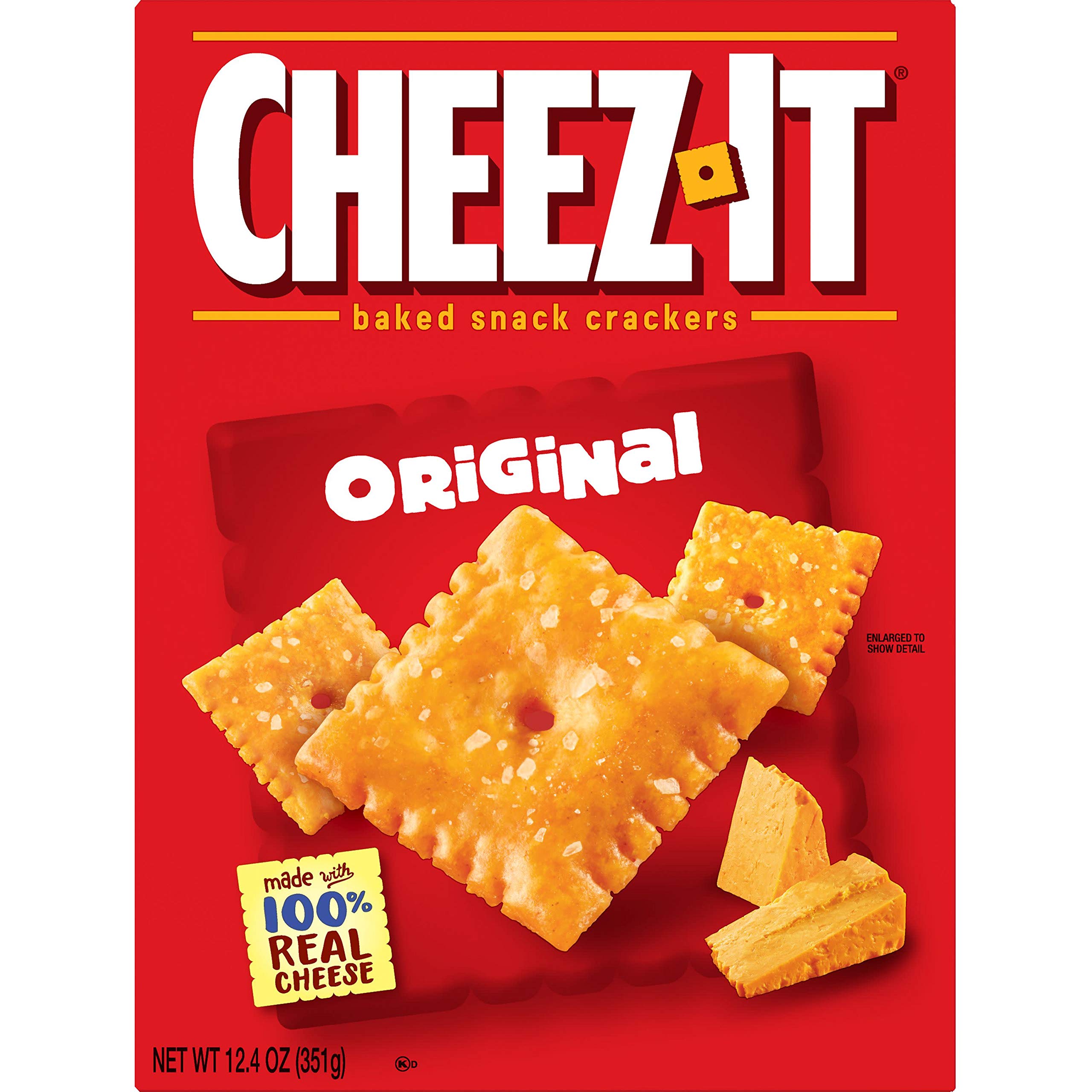 CheezIt Cheese Crackers, Baked Snack Crackers, Office and Kids Snacks