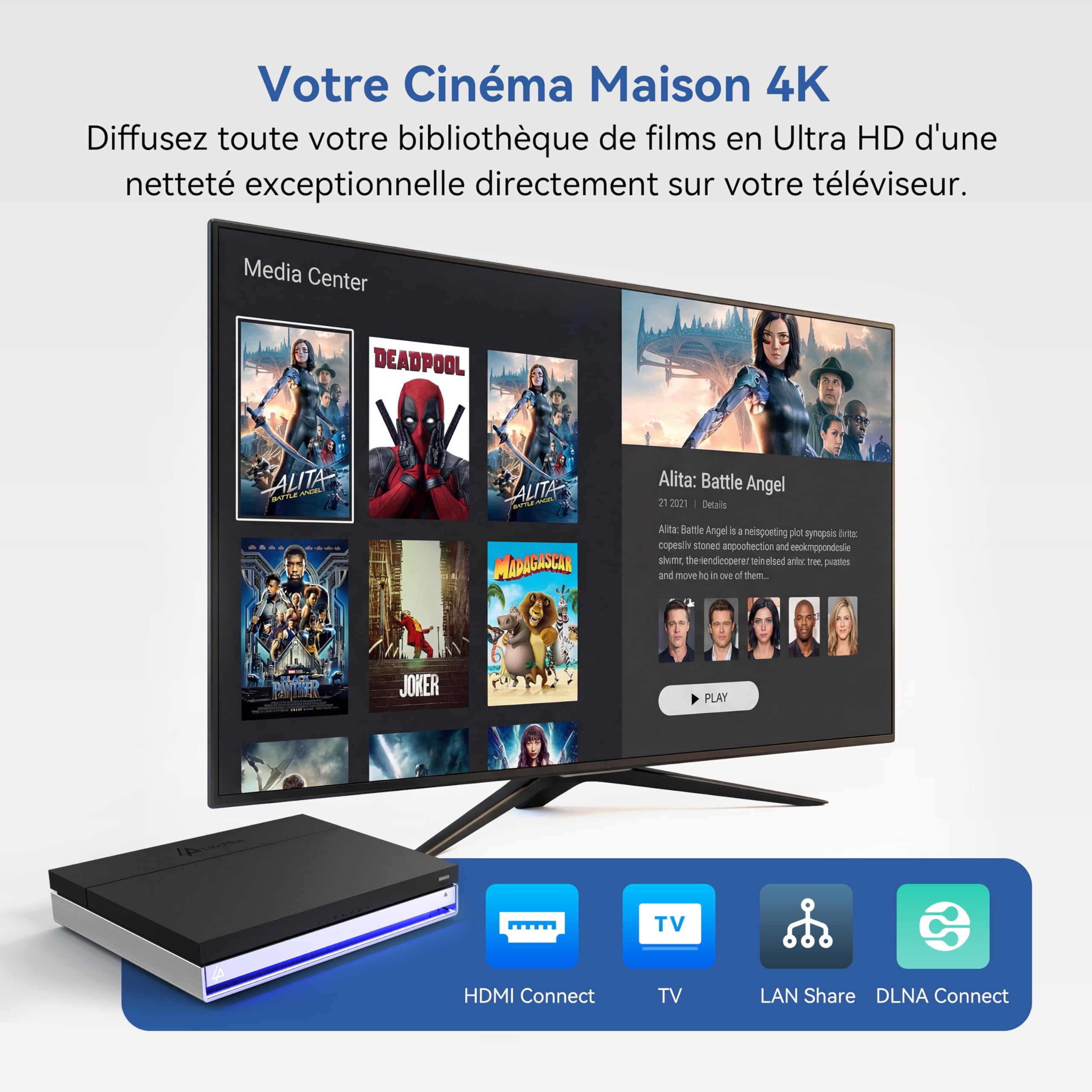 LincStation N2 NAS 6 Baies - Intel N100 Quad-Core, 16 Go LPDDR5, 128 Go eMMC, 10GbE, 2 Baies x2,5 HDD + 4 Baies xM.2 NVMe, 4K HDMI, Garantie 2 Ans, Stockage en Réseau (sans Disque)