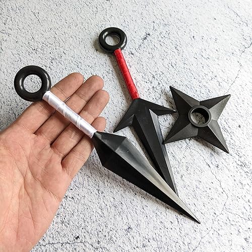 Miniatura 5 de IMAKARA Minato Kunai y Kunai Set de armas de plástico de 8.7 pulgadas