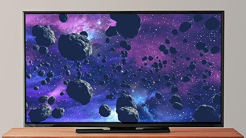 Celestial Galaxy Journey: UHD Space Odyssey with Tranquil Ambient Music - Galactic Meditation Screen
