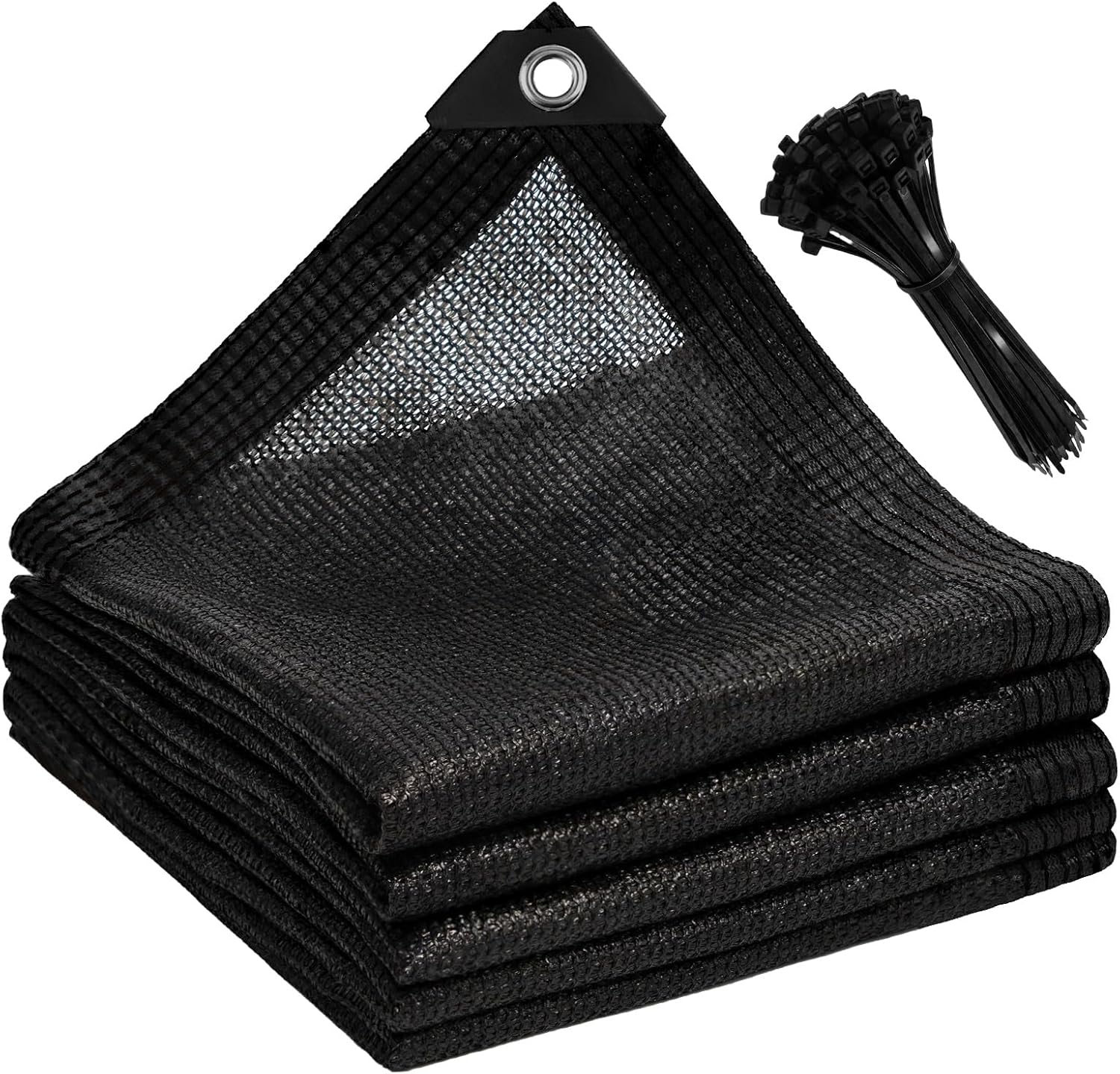 90% Shade Cloth with Grommets, 20×20FT Beige Shade Tarp, UV Block Sun Shade Covers for Outdoor Patio, Porch, Balcony, Garden, Pets