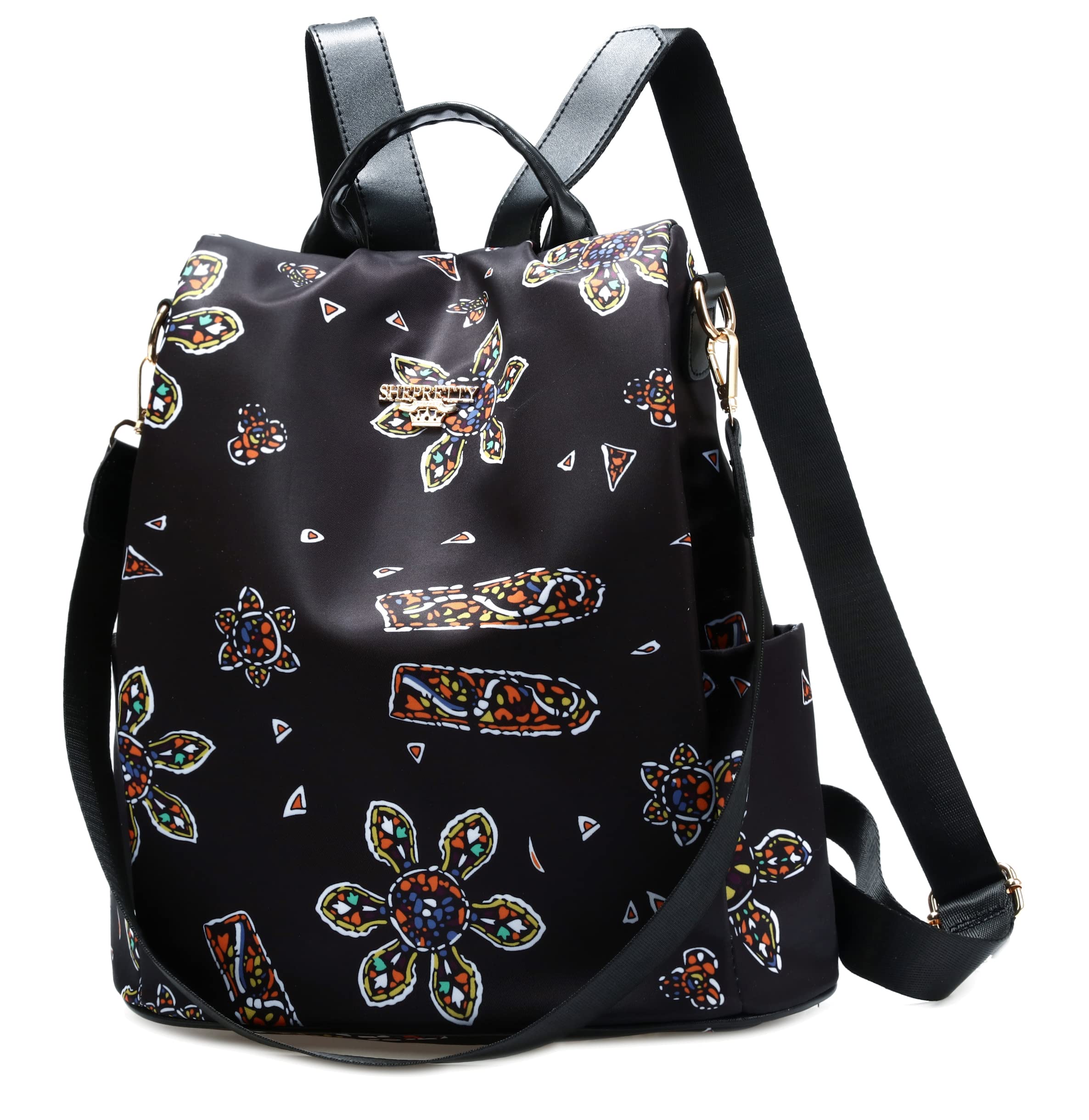 shepretty Zaino piccolo da donna Zaino Donna Borsa pelle Impermeabile casual borsetta