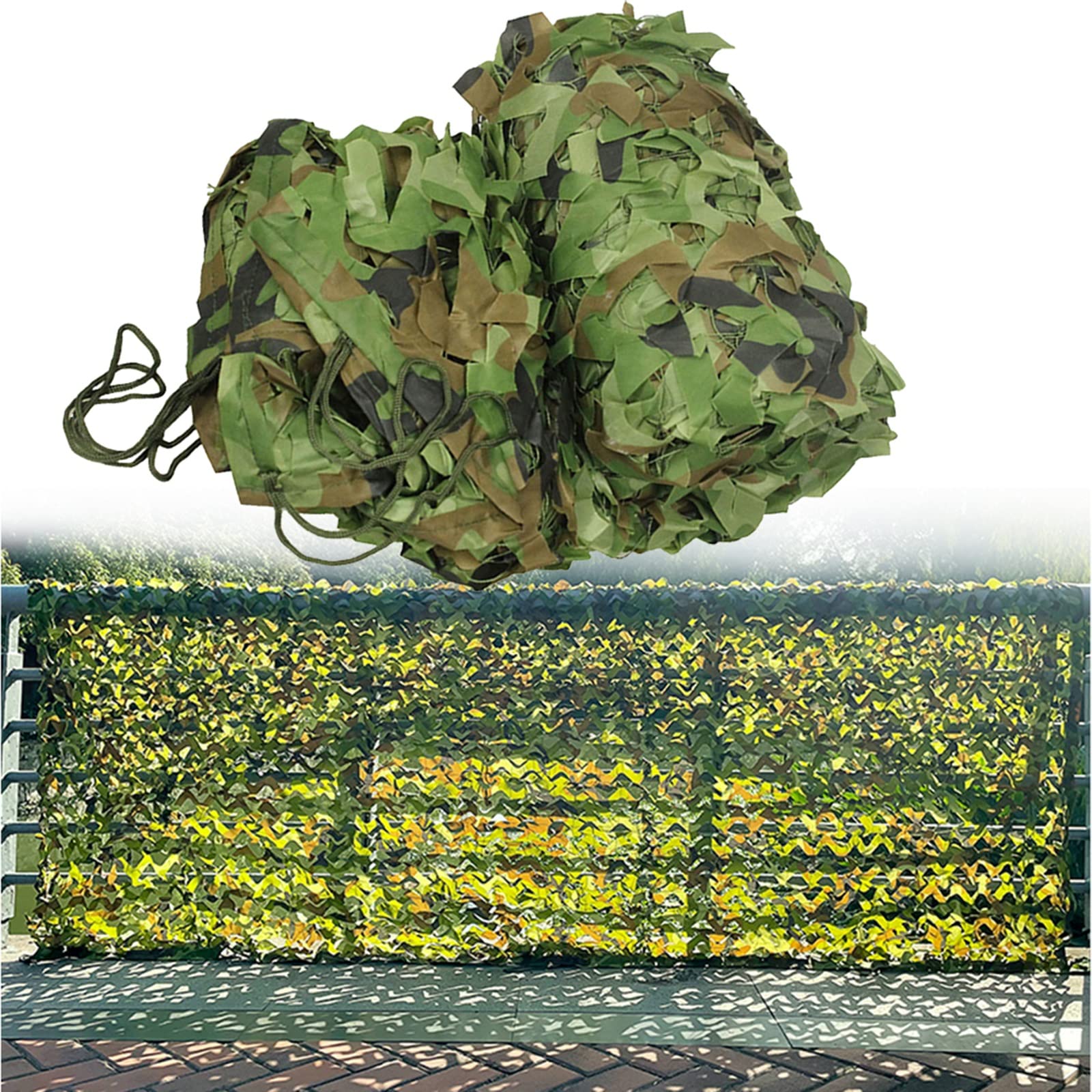 OUdini Camouflage Net, Oxfabric Camo Netting, Sunscreen Nets for Camping Military Hunting Shooting Camping Fences Hide/4 * 6M/13.1 * 19.6Ft