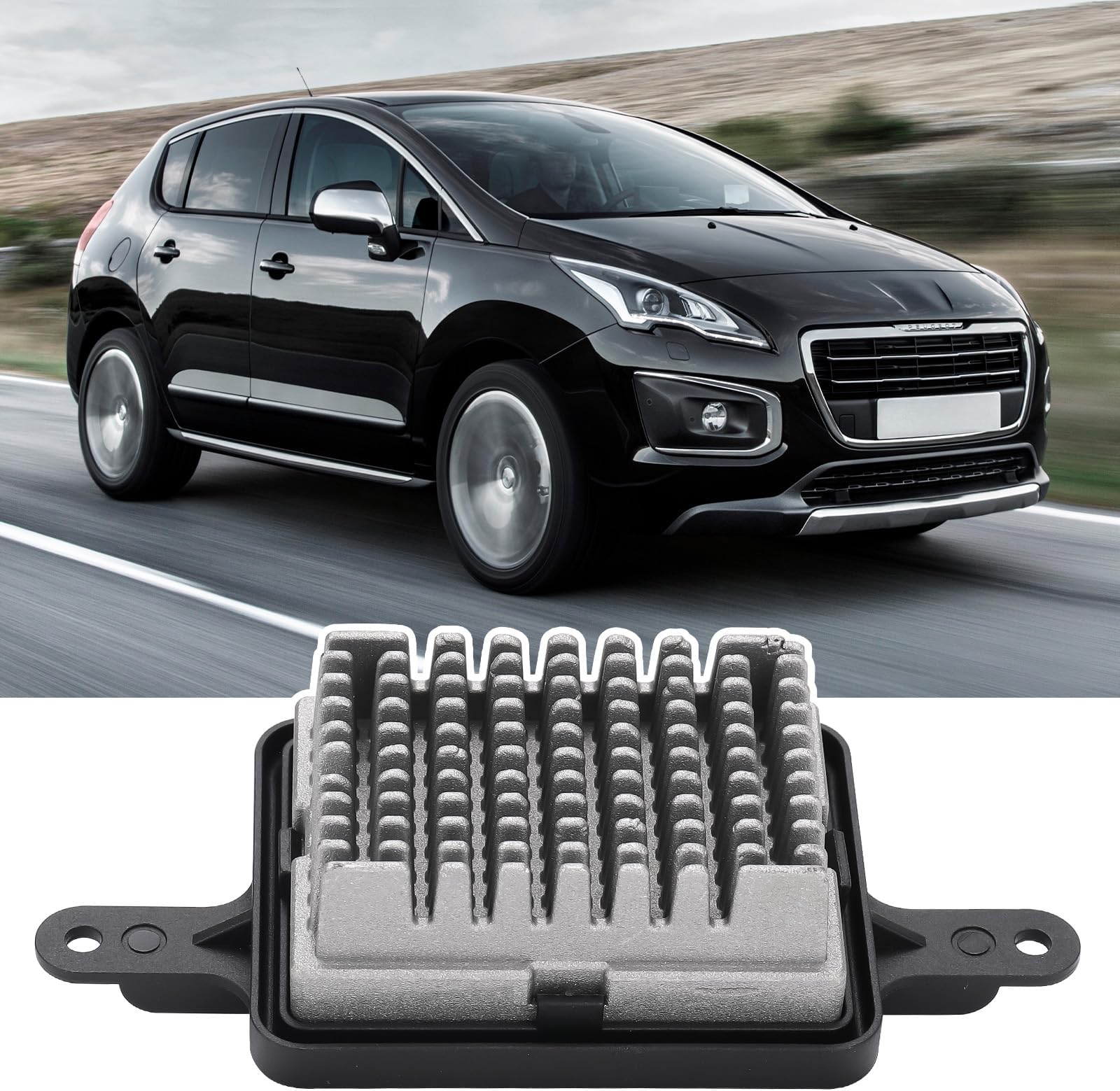 Heater Blower Motor Resistor for Peugeot 3008 5008 Citroen DS5, P7708005 Car Heater Resistor Engine Fan Blower Motor Fan Resistor