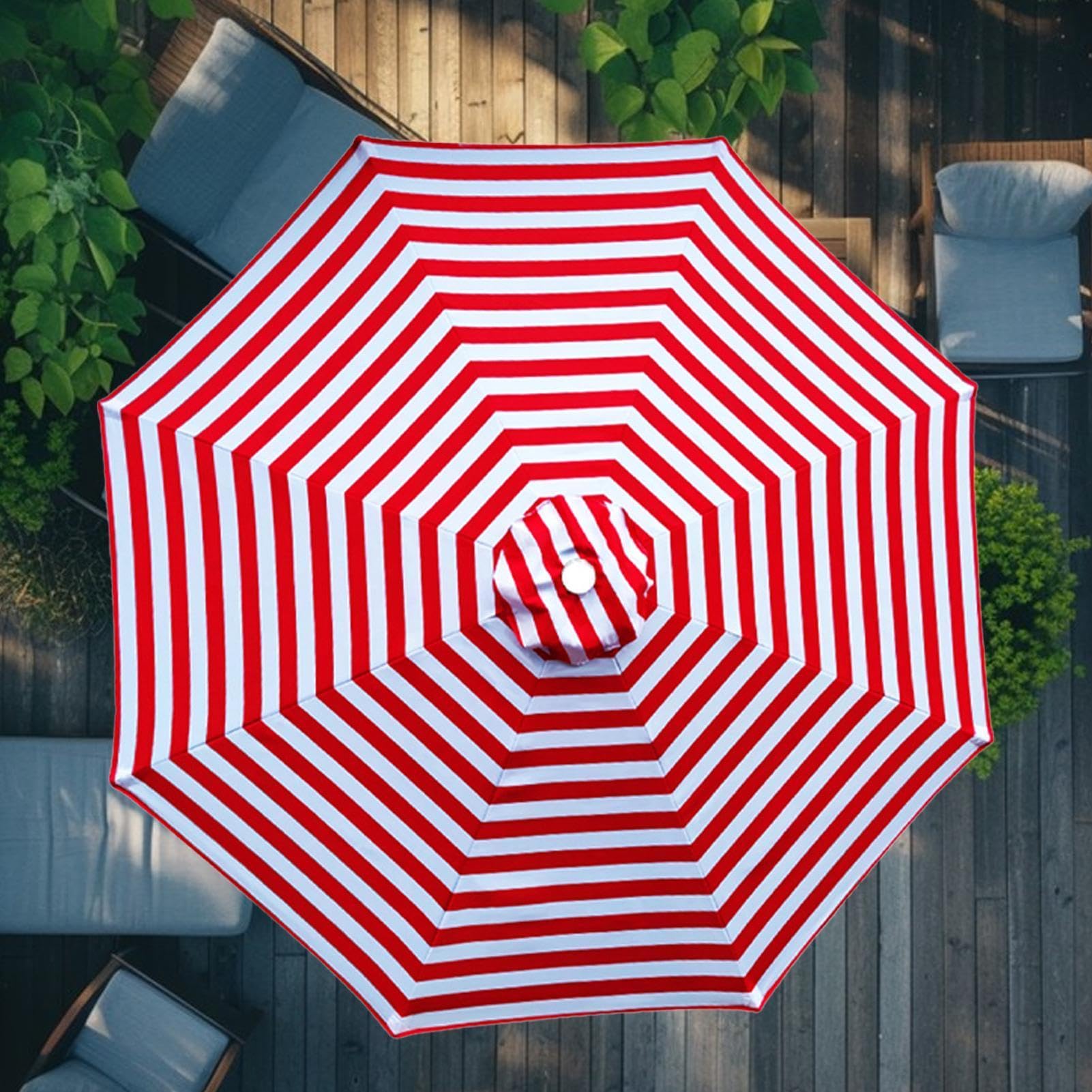 Wymienny Do Parasola Tarasowego Ochrona UPF 50+ | Zastępcze Daszki Górne Na Patio, Podwórko, Ogród Za Domem, Ogród, Werandę, Dla Kobiet, Mężczyzn, Dorosłych