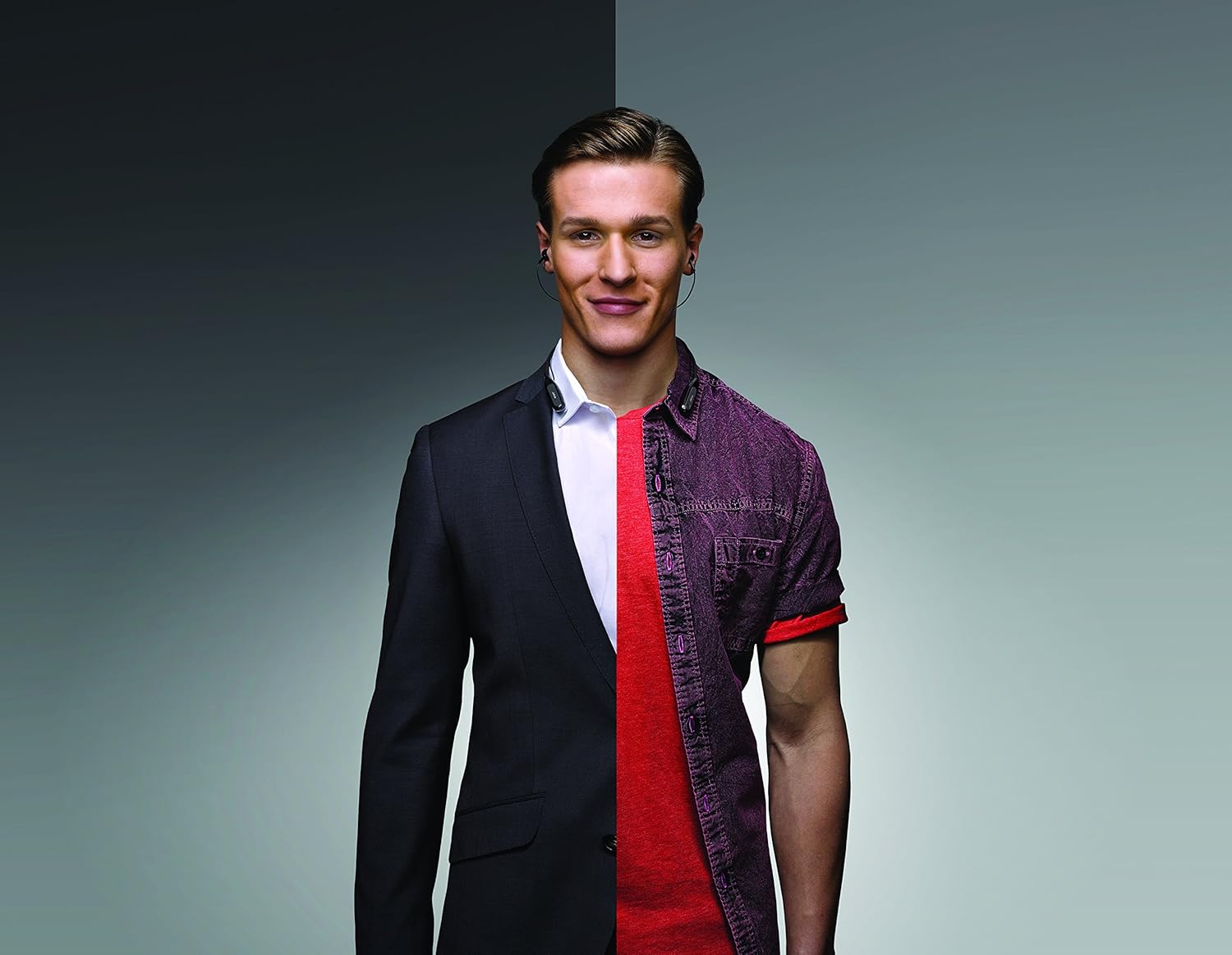 Jabra 100-98300000-02 Halo Smart Wireless Bluetooth Headset, Black