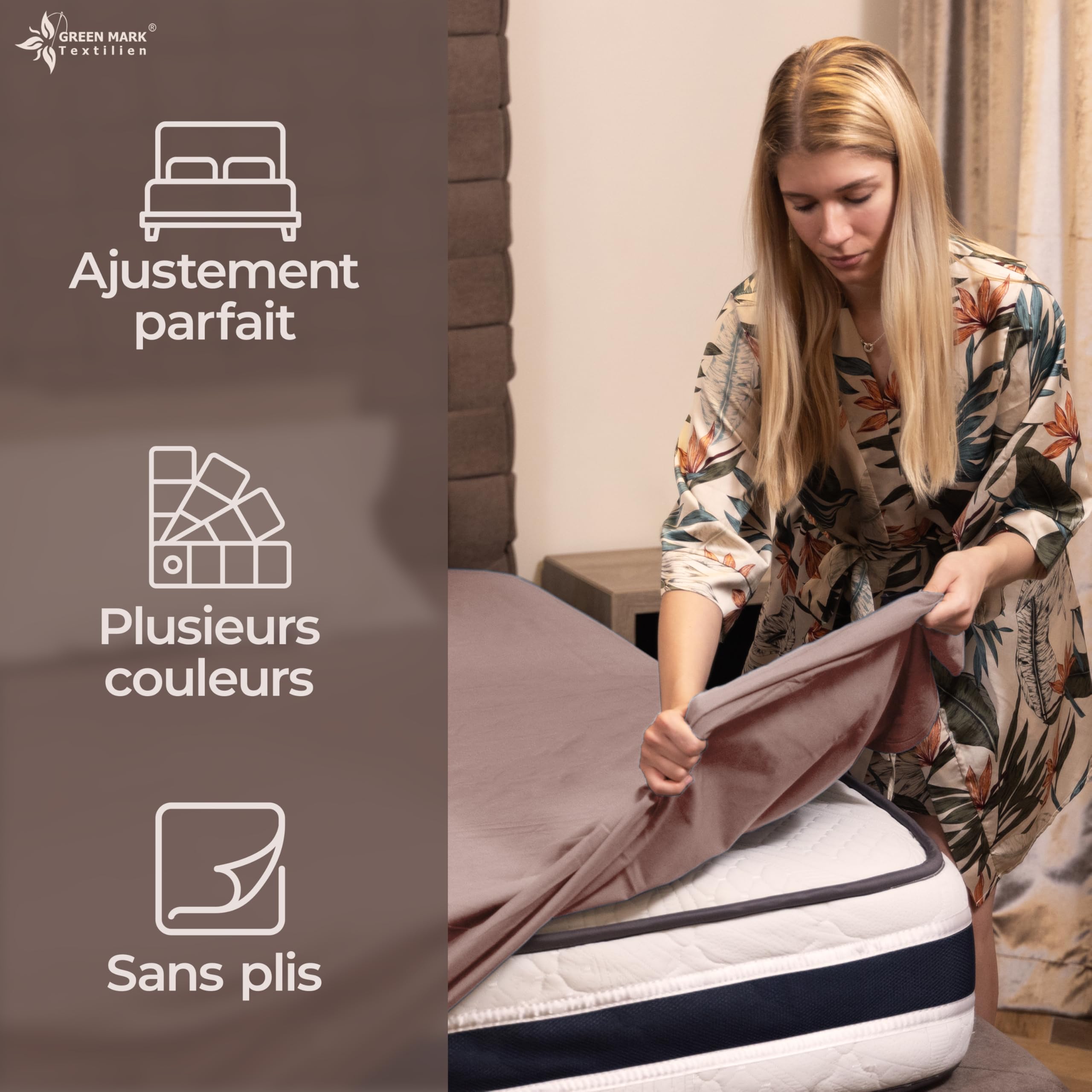 Drap Plat 100% Coton – 240 X 275 Cm – Sans élastique – 5 Couleurs Naturelles – Linge De Maison Polyvalent – Usage Lit, Nappe, Couverture